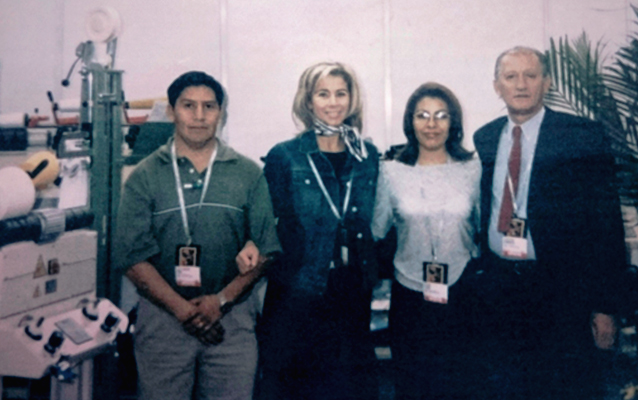 Luis Enrique Pérez, Roberta Anceschi, Miriam Flores y Vladimiro Bernardini
