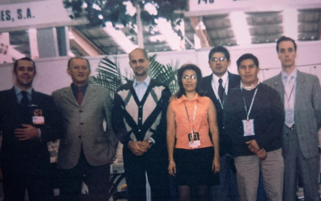 Ugo Ferraboli, Vladimiro Bernardini, Giorgio Di Betta, Miriam Flores y Francisco Flores